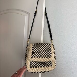 Clare V. Louis checkered crossbody